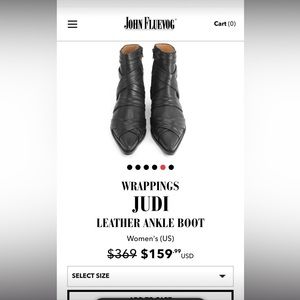 ISO JUDI LEATHER ANKLE BOOTS JOHN FLUEVOG